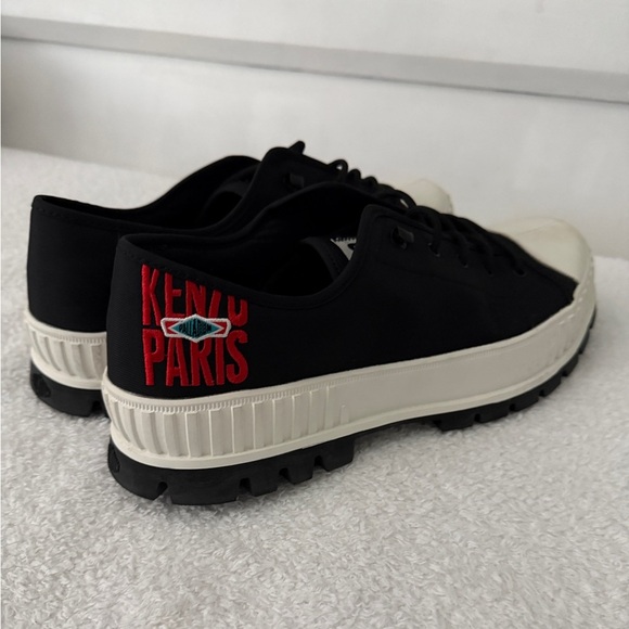 Kenzo Paris x Palladium Black and White Pallashock low - Picture 2 of 6